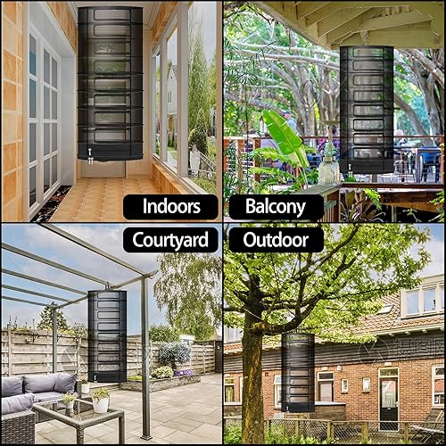 Miniatura 9 de Rejilla de malla para colgar hierbas, estante de secado de plantas mediano de 2+1 capa con cremallera tipo puerta y compartimento de almacenamiento