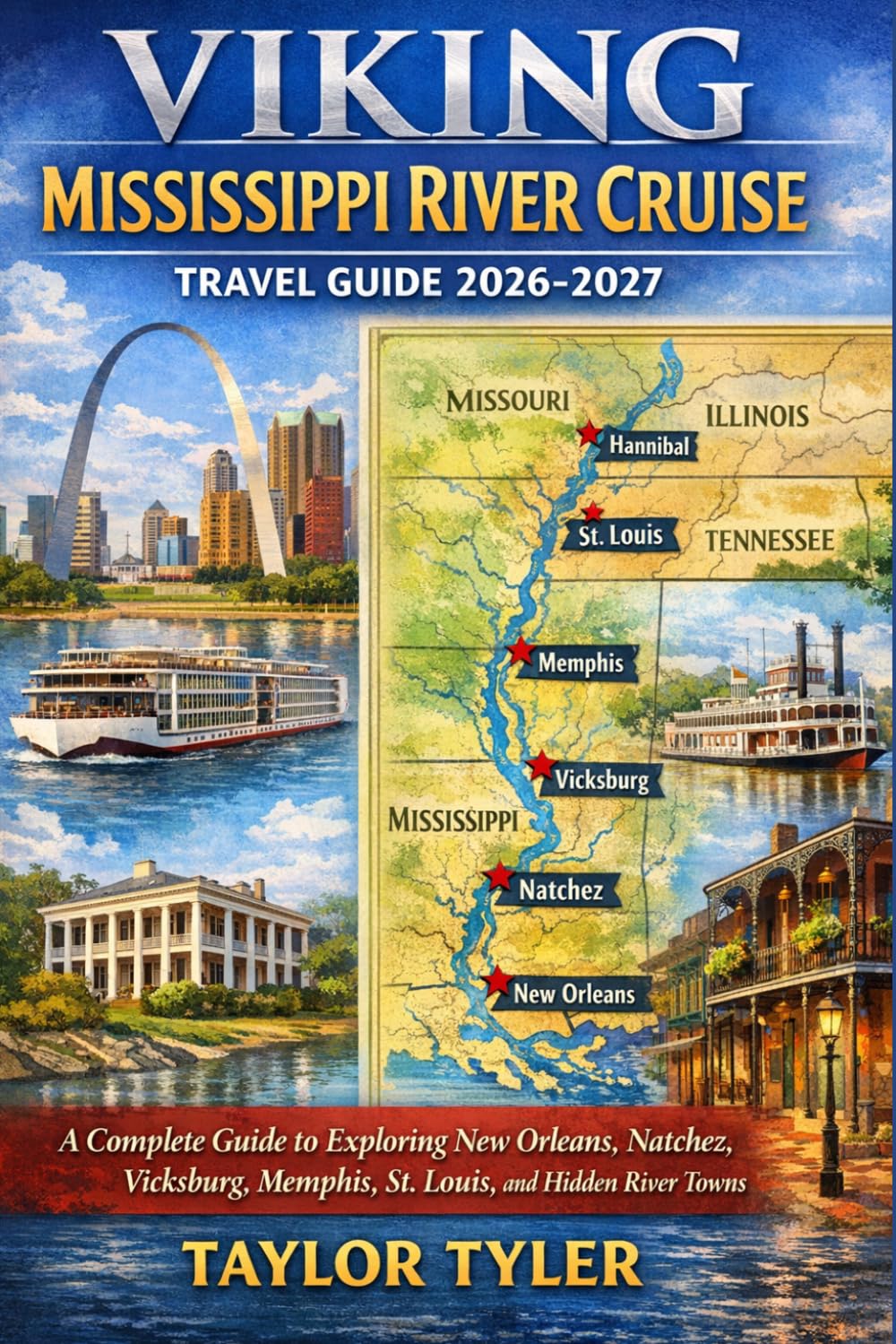VIKING MISSISSIPPI RIVER CRUISE TRAVEL GUIDE 2026-2027: A Complete Guide to Exploring New Orleans, Natchez, Vicksburg, Memphis, St. Louis, and Hidden River Towns