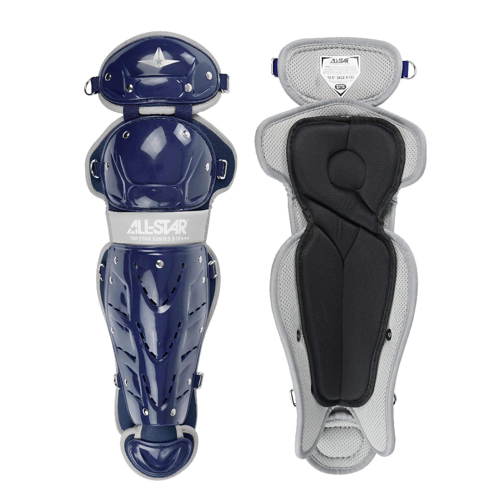 All-Star Top Star Baseball-Beinschützer, 34,9 cm (13,5 Zoll), Jugendliche, 9–12