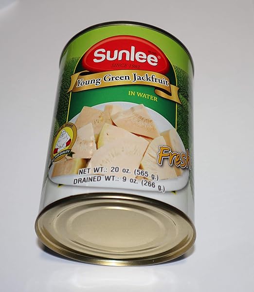 Sunlee Young Green Jackfruit In Water Pack of Four Cans 20 Oz A Can