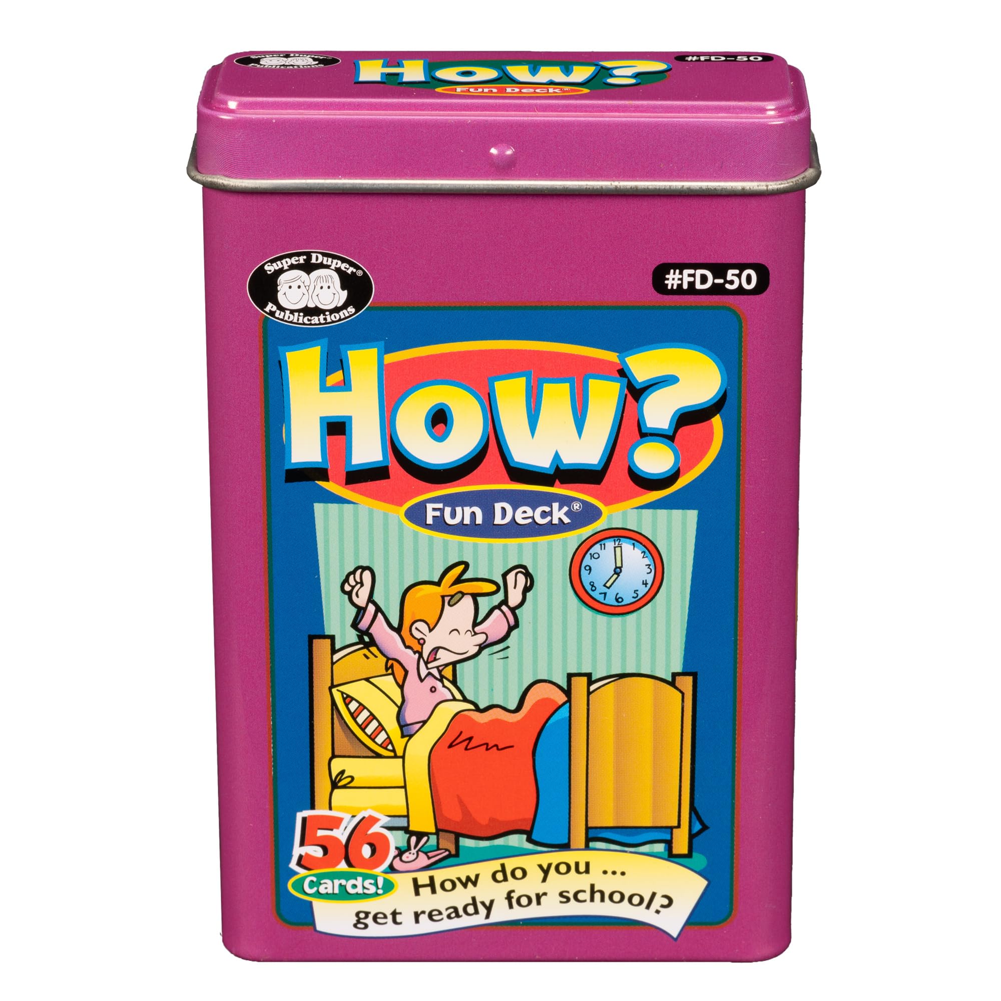 Super Duper Publications | How? Fun Deck | Communication and Language Processing Skills Flash Cards | Educational Learning Materials for Children