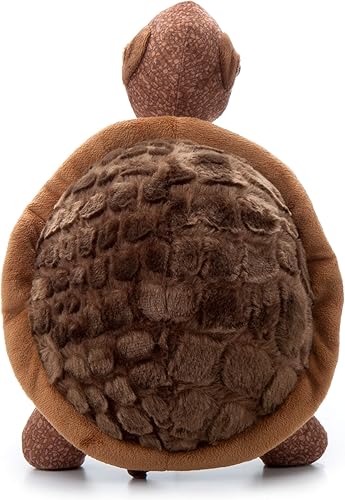 Miniatura 9 de The Petting Zoo Peluche de tortuga, regalos para niños, animales salvajes del zoológico Onez, juguete de peluche de tortuga de 14 pulgadas