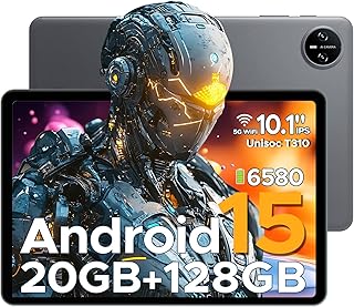 DOOGEE Tab A9 Pro Android Tablet 15, 20GB + 128GB/2TB Tablet 10 Inch, 6580mAh Tablets Gaming, Unisoc T310, Dual Speaker, 5…