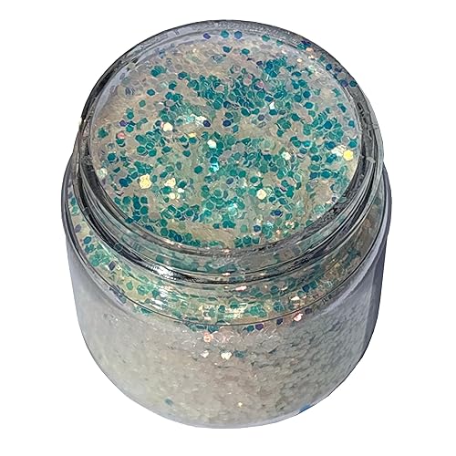 Vista 35 de Tarro biodegradable de estrellas holográficas con purpurina de grado cosmético de 0.75 onzas, vegano y fabricado en los Estados Unidos