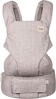 Tula Linen Explore Leinen Babytrage für Neugeborene ab Geburt, 3-in-1 Baby-Tragetasche Bauchtrage Rückentrage Ergonomisch, Sand