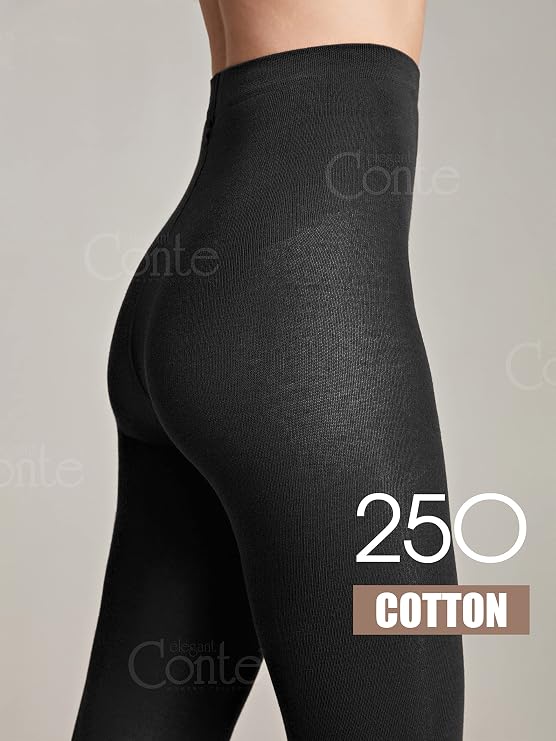 Conte Warm Thick Winter Tights Cotton 250 Den