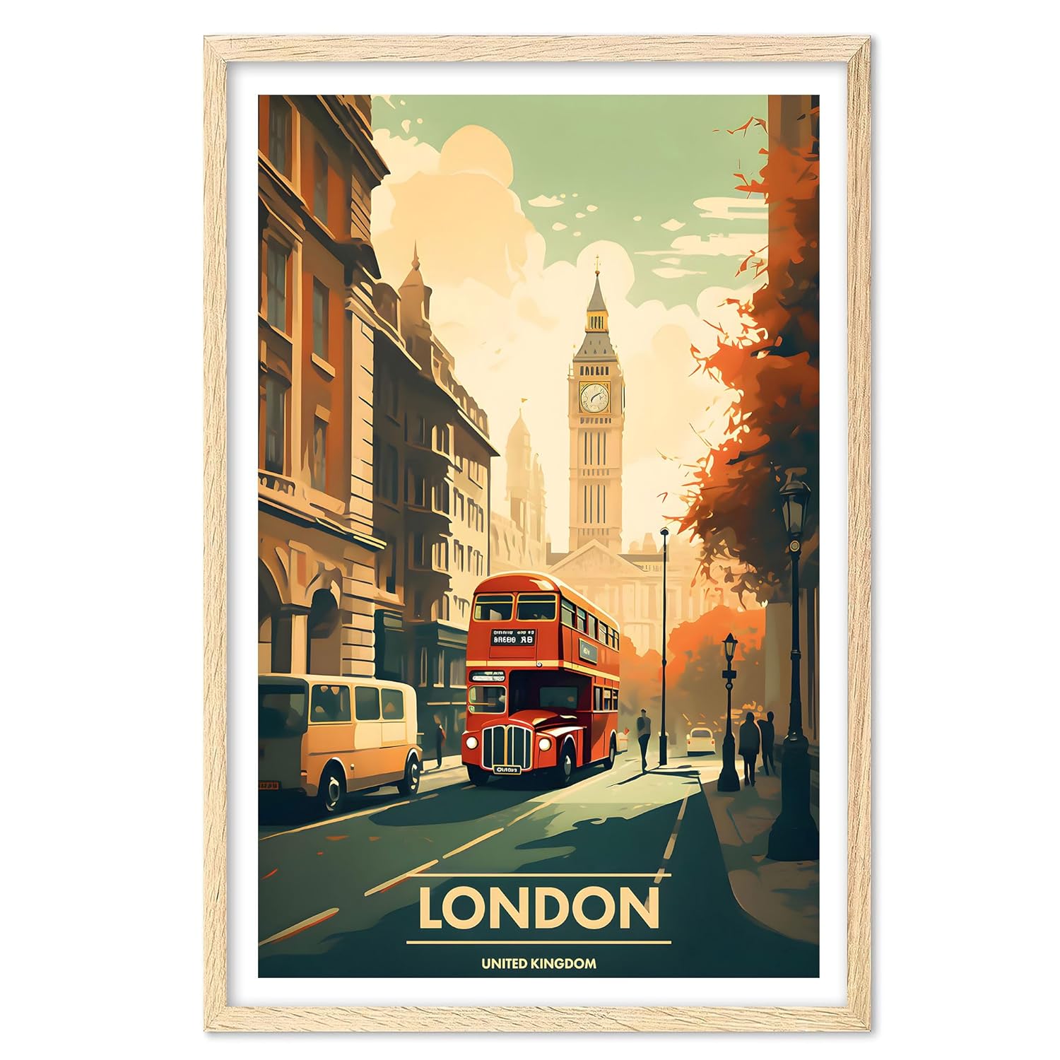 London Wall Art, London Art Print, England Art Print