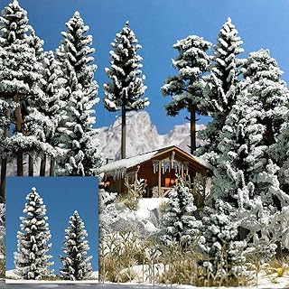Busch 6152 Snow Covered Spruce 2/ HO Scenery Scale Model Scenery