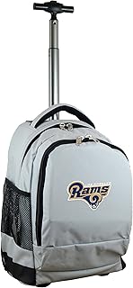 NFL Wheeled Backpack, 19-inches, Grey
