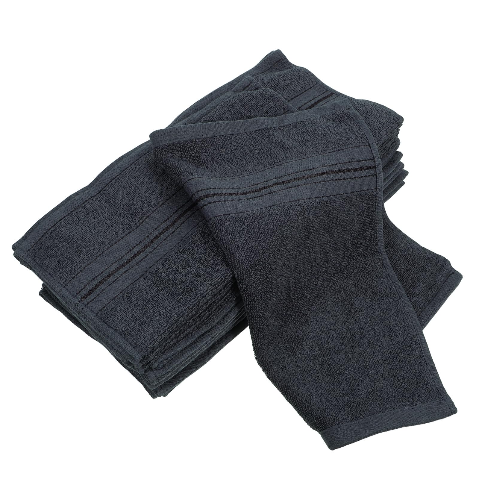 Alipis Juego de 12 Toallas de Salón de Algodón Ultra Suaves para Piel Sensible, Versátiles y Absorbentes, Ideales para SPA y Cocina