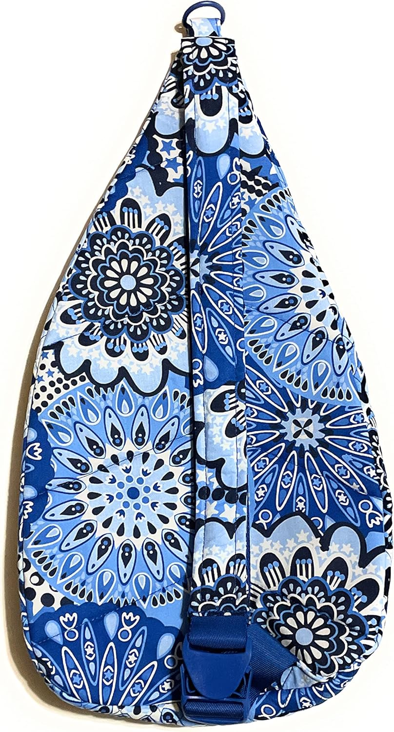 Vera Bradley Essential Sling Backpack Blue Star Medallion