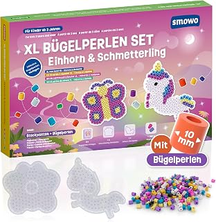 Bügelperlen-Set Einhorn & Schmetterling