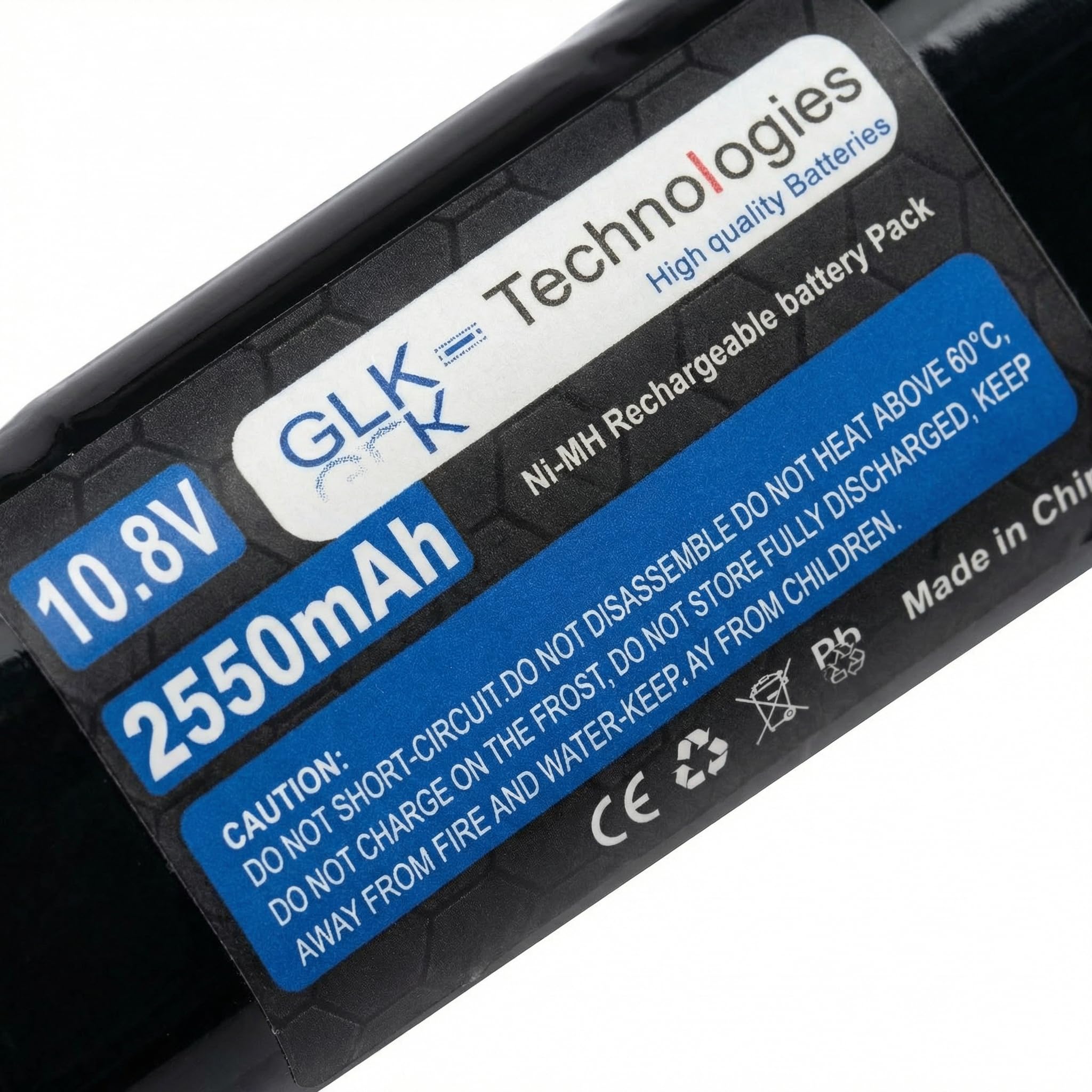 GLK-Technologies® | 10,8V / 2550mAh verbesserter | High Power Akku für Velux Solarfenster Dachfenster Rollladen mit 9 AA Zellen NiMH mod. 946933/946930 / 846933 BJ2026