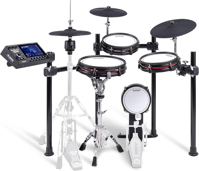 Strata Club Electric Drum Set | 12" Dual-Zone Snare, 2 Dual-Zone Toms, 8" Kick, Triple-Zone ARC Cymbals, Magnetic Hi-Hat, BFD Sound Engine, 370+ Kit Pieces
