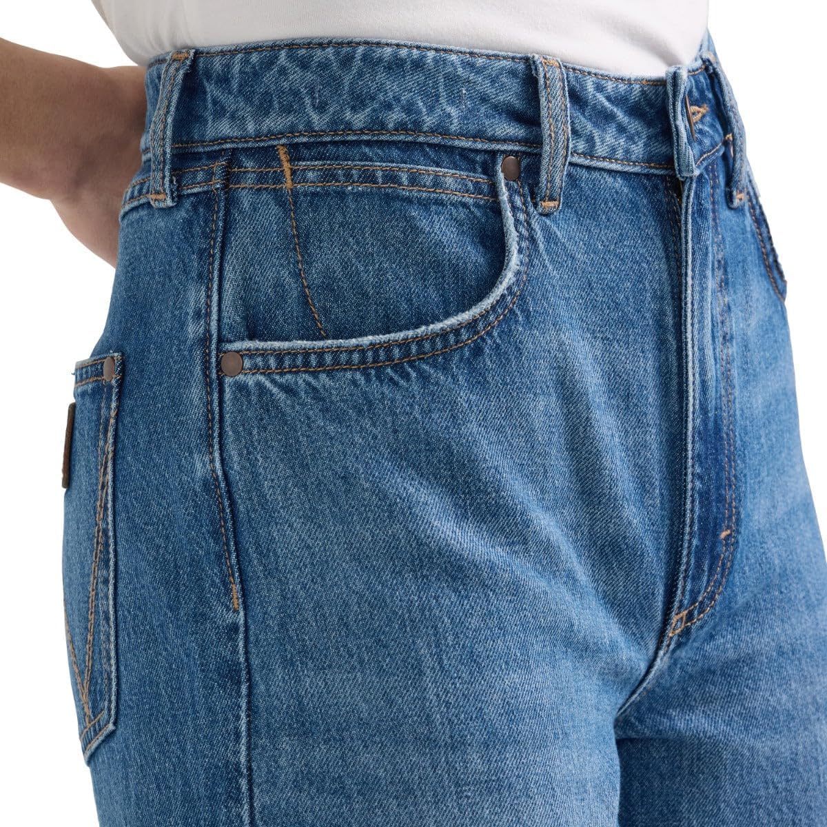 Wrangler Womens Yvette High Rise Wide Leg Jean - Image 7