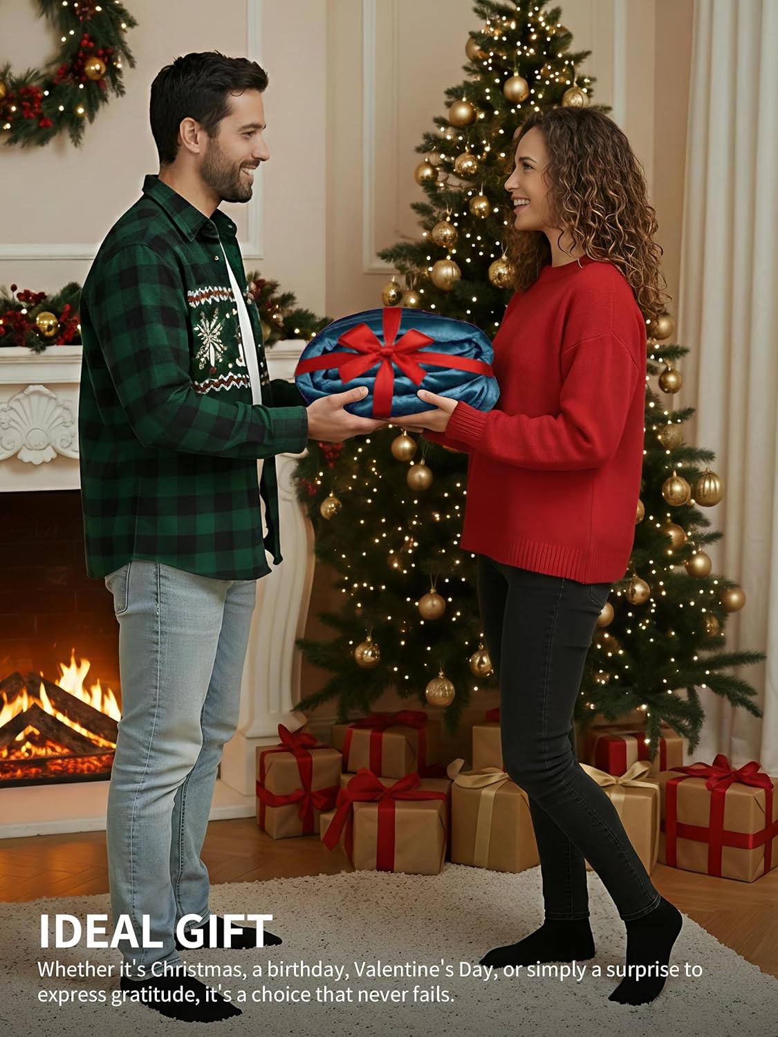 Heated Blanket Battery Operated, Electric Heating Blanket for Neck and Shoulders and Back, Portable Heated Shawl with Zipper and Pockets, 20000mAh, 3 Heating Levels, up to 8 Hours - Image 8