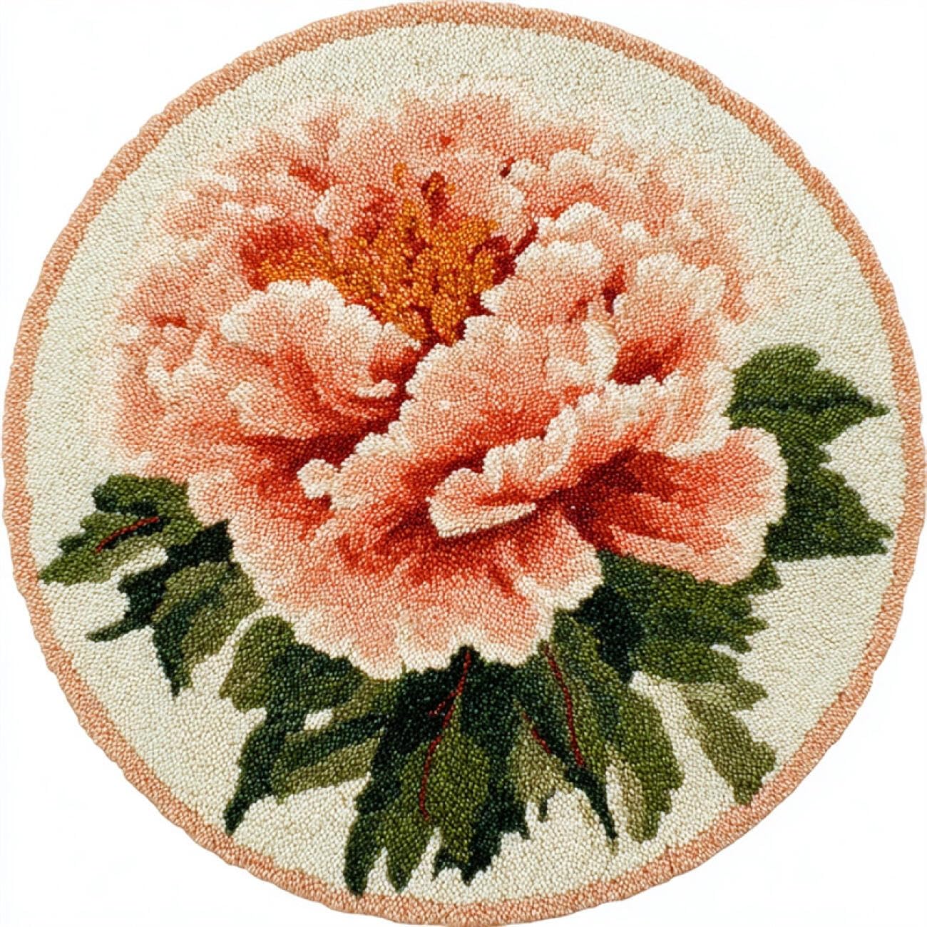 Kitquiver Tapestry Kits for Adults Pink Peony 60x60cm