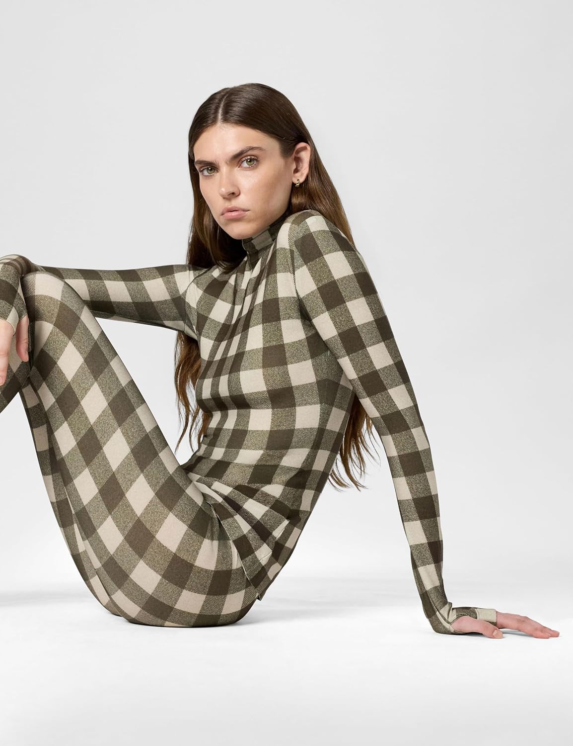 Norma Kamali Womens Slim Fit Long Sleeve Turtle Top - Image 3