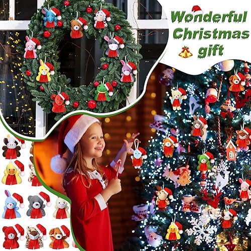 Miniatura 7 de Skylety Juego de 50 mini animales de peluche a granel, lindos animales de peluche, selva de safari, pequeños juguetes de peluche, llavero de peluche