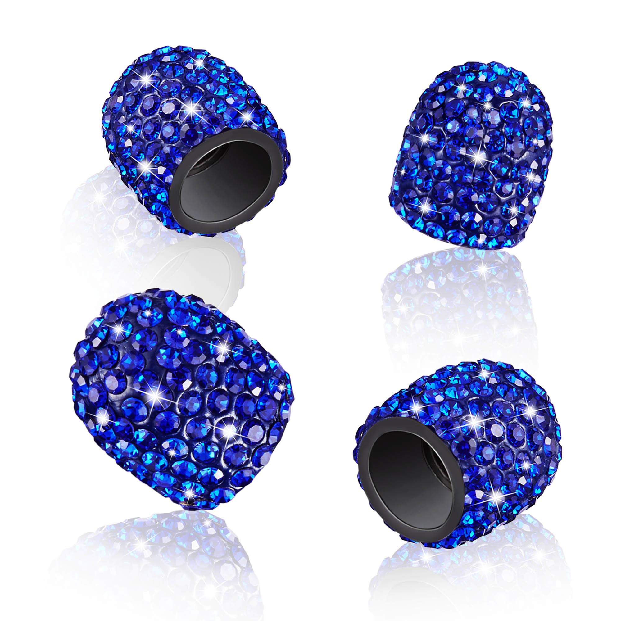 WINKA 4Pcs Bling Car Tire Valve Stem Caps Diamond Bling Dustproof Car Wheel Tire Valve Caps Crystal Decor — view 5