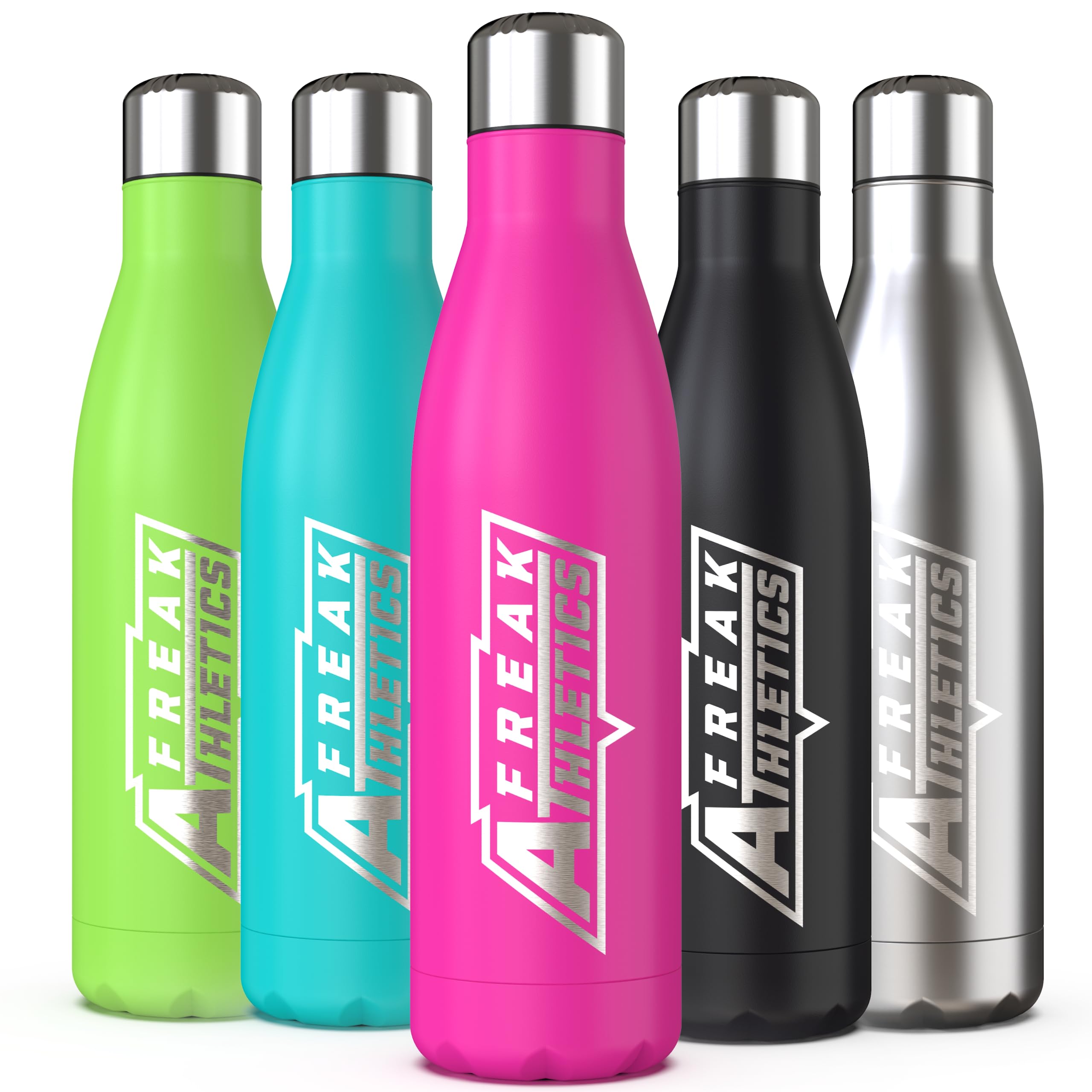 Stainless Steel Water Bottle - BPA Free Vacuum Insulated Metal Water Bottle for 12 Hours Hot & 24 Hours Cold Drinks. (Pink)