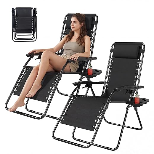 Zero Gravity Camping Chairs (Set of 2) - $99.99