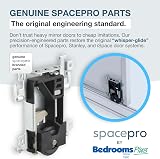 Spacepro/iSpace Official Sliding Door Wheels Sliding Wardrobe Door Parts - Formerly Stanley 17-4264Y-000 Wheels, Runners, and Guides for Sliding Door Mechanism, Wardrobe Rollers, and Runners - 2