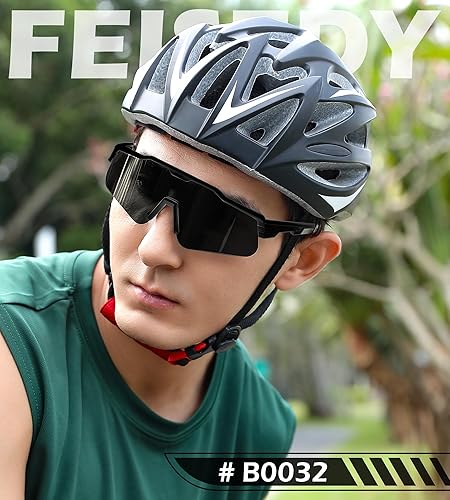 Miniatura 2 de FEISEDY Gafas de sol polarizadas para hombres y mujeres jóvenes, gafas deportivas TR90 UV400 protección para béisbol, correr, softbol, ciclismo,