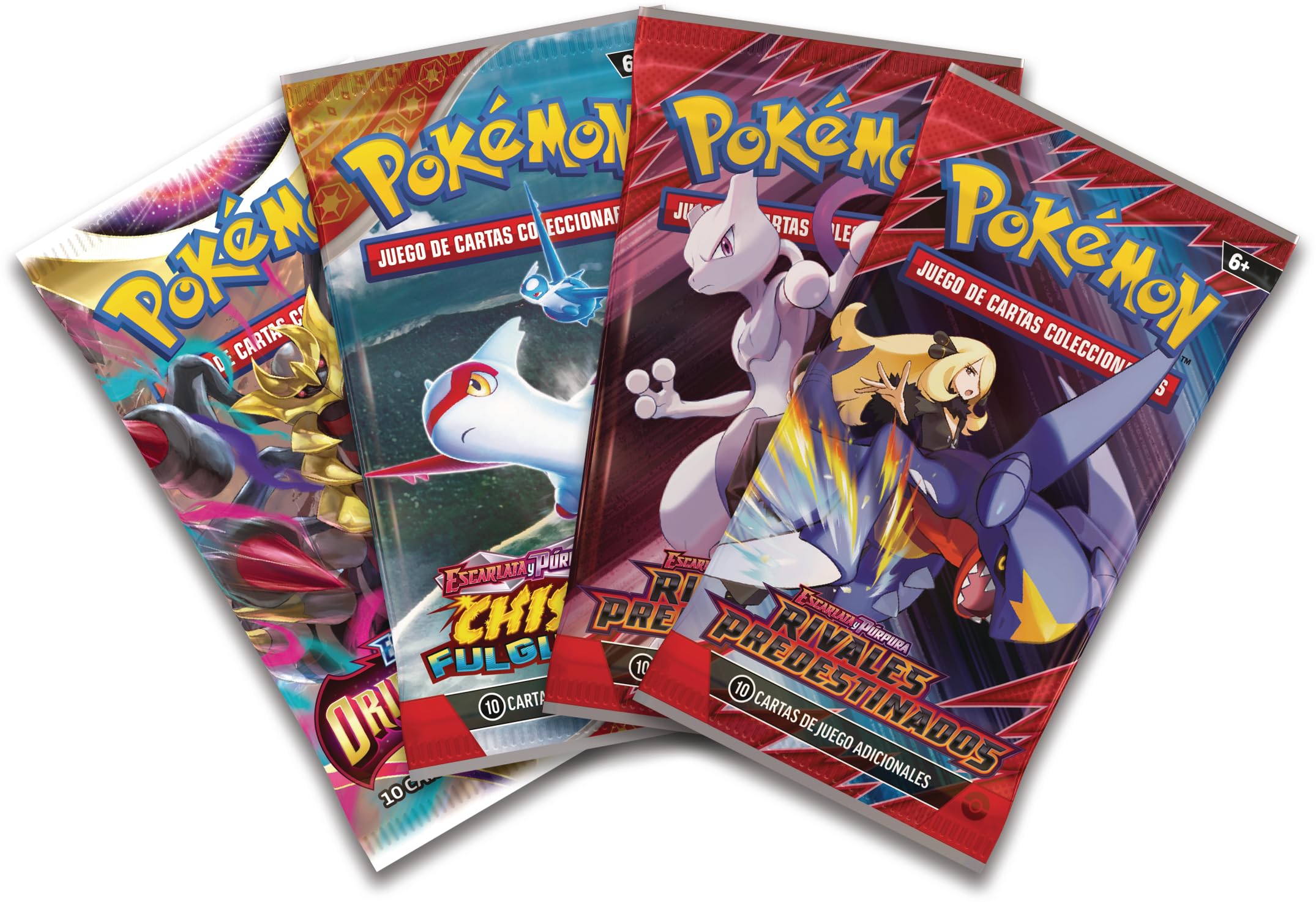 Pokémon: Boîte de Rocket de l'équipe : Mewtwo ex de JCC Pokémon (1 Carte Promo holographique et 4 enveloppes d'amélioration)
