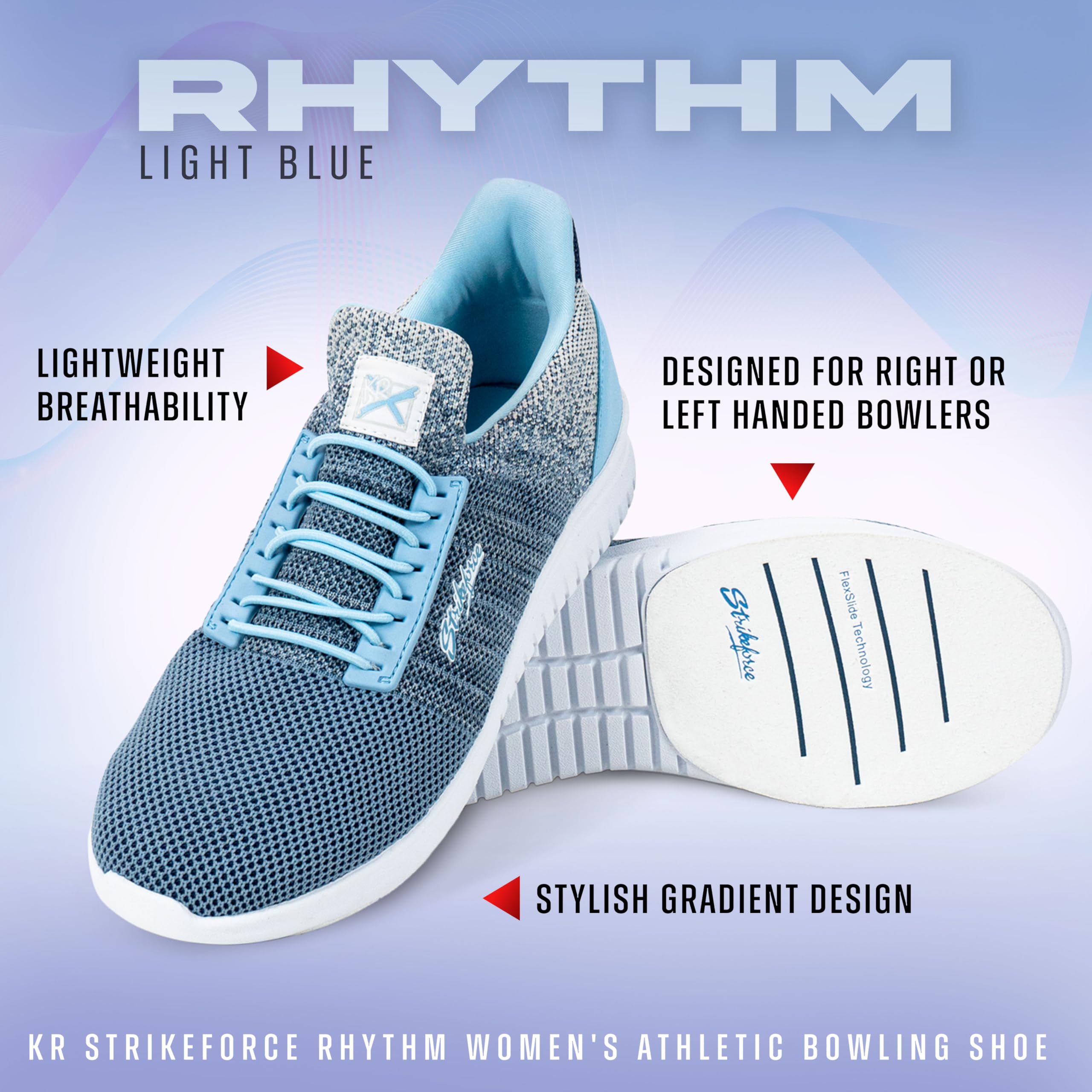 KR Strikeforce Rhythm Damen Athletic Bowlingschuh