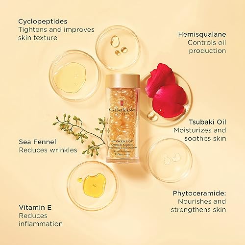 Miniatura 5 de Elizabeth Arden CÁPSULAS DE CERAMIDA LUZ AVANZADA, SUERO DE FORTACIÓN Y REFINACIÓN