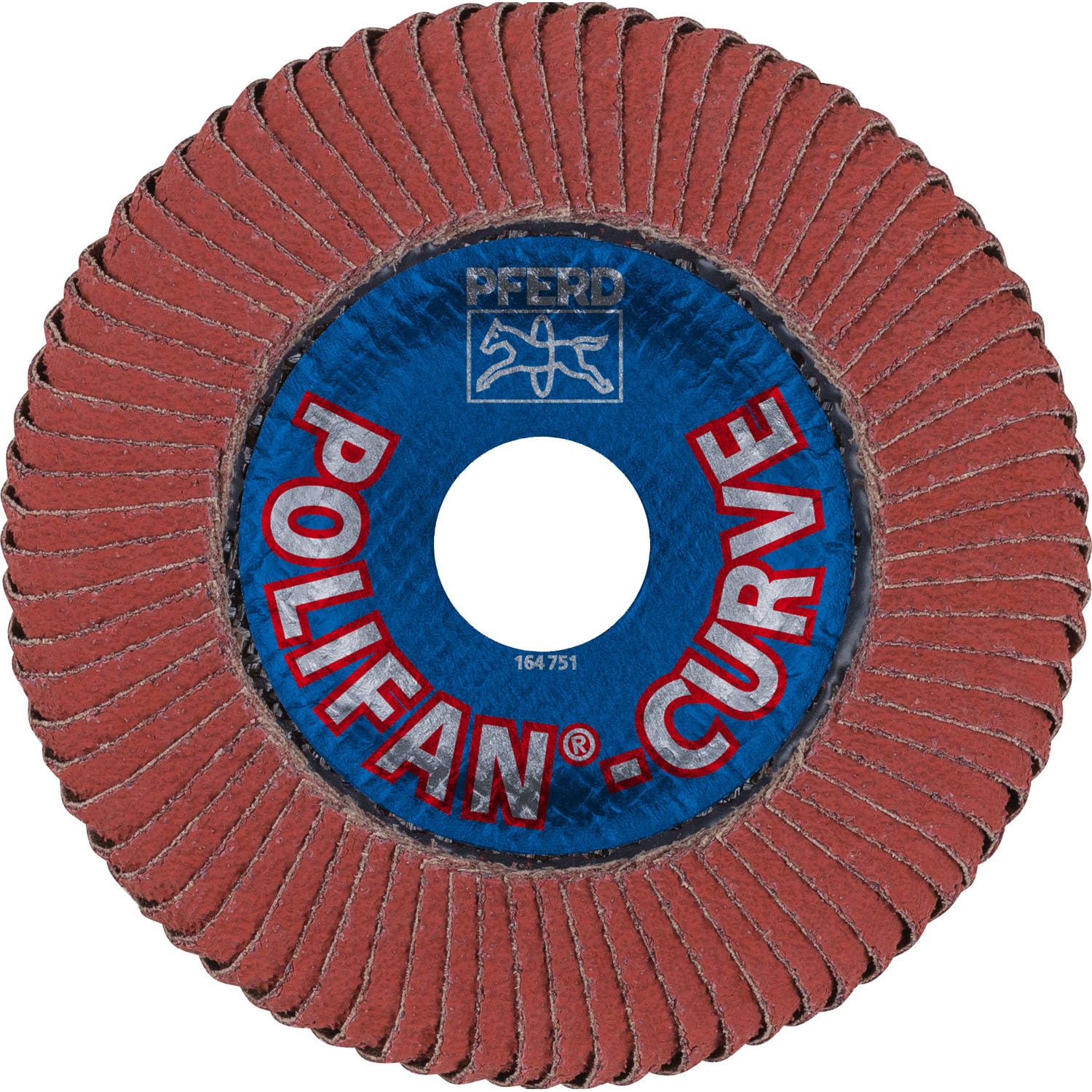 PFERD 4-1/2'' X 7/8'' POLIFAN Curve Flap DISC (67646) (10/Each)