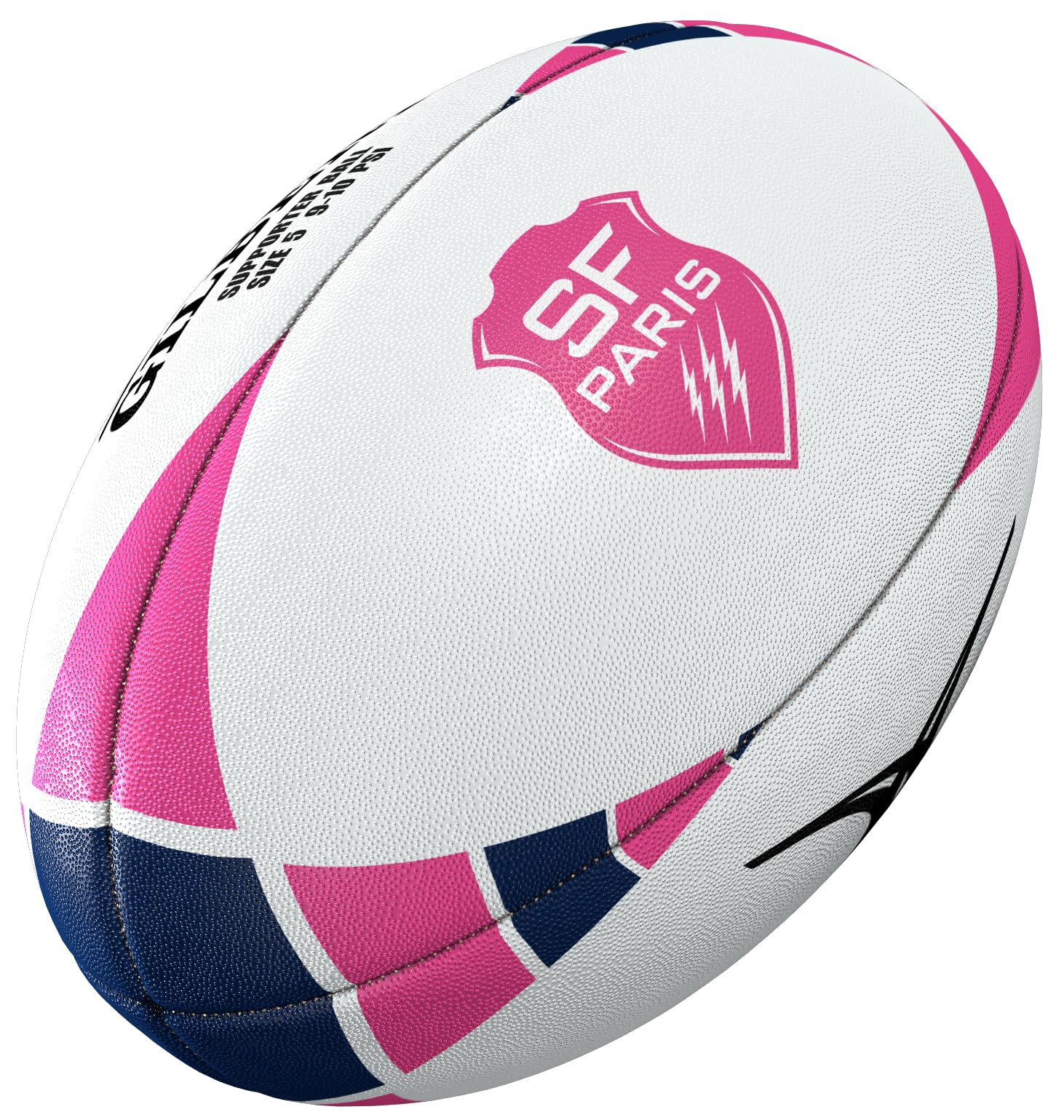 Ballon de Rugby Paris - Collection Officielle Gilbert - Taille 5