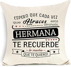 Gifts for Sisters Hope Every Time You Hug This Pillow Reminds You How Much I Love You Cushion for Sister Birthday Christmas Graduation Gift (Sister-a)