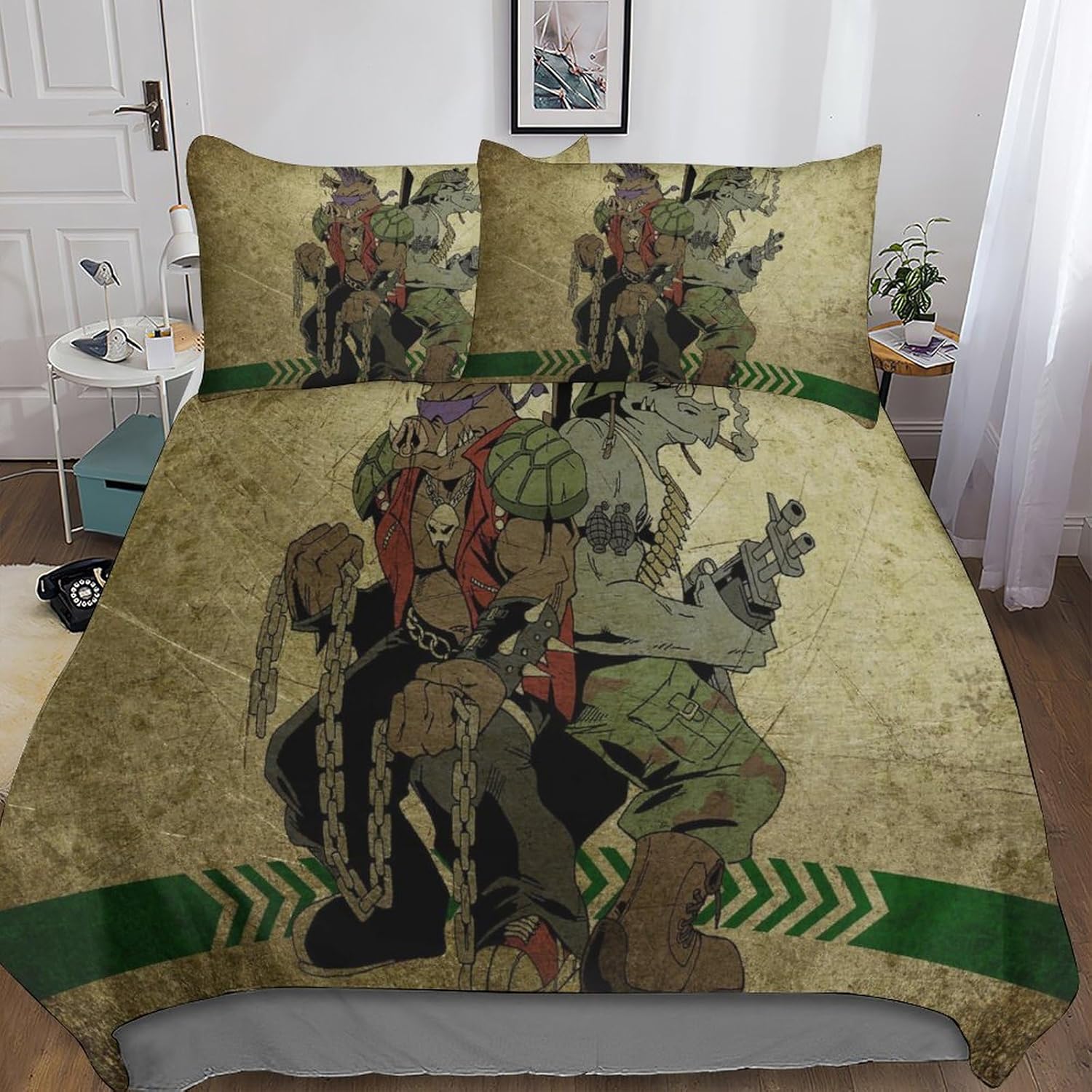 Bettwäsche 200x240cm 3D Treibsand Design - 100% Mikrofaser