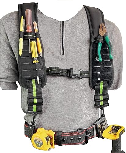 Miniatura 2 de Tirantes para cinturón de herramientas, tirantes para bolsas de construcción, tirantes para cinturón de herramientas (cinturón de herramientas no