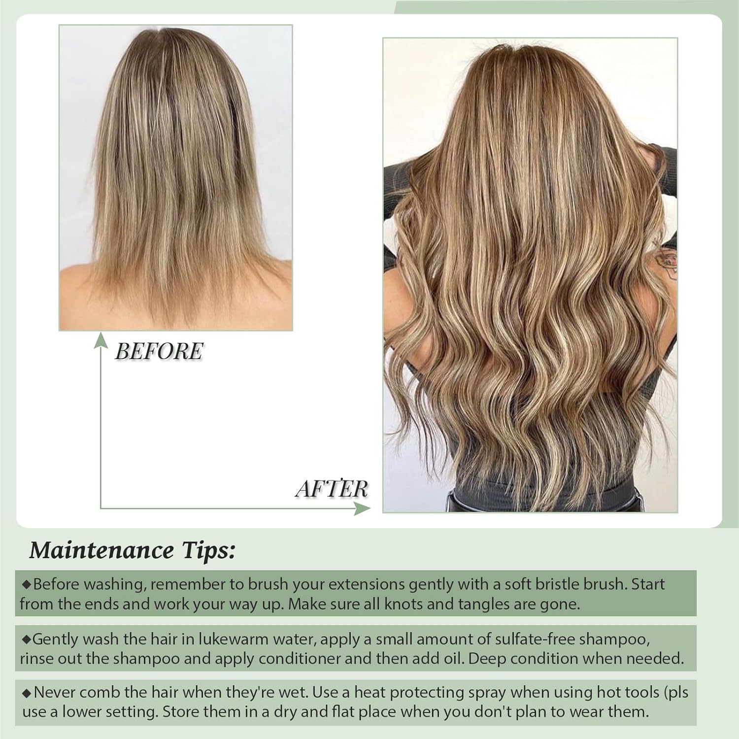 Ombre Clip in Hair Extensions Human Hair 120G 7PCS Thick Straight Black Roots Light Brown Hair Extensions Real Human Hair Clip ins for Full Head 22 Inch Brown Remy Hair Pieces with Dark Root