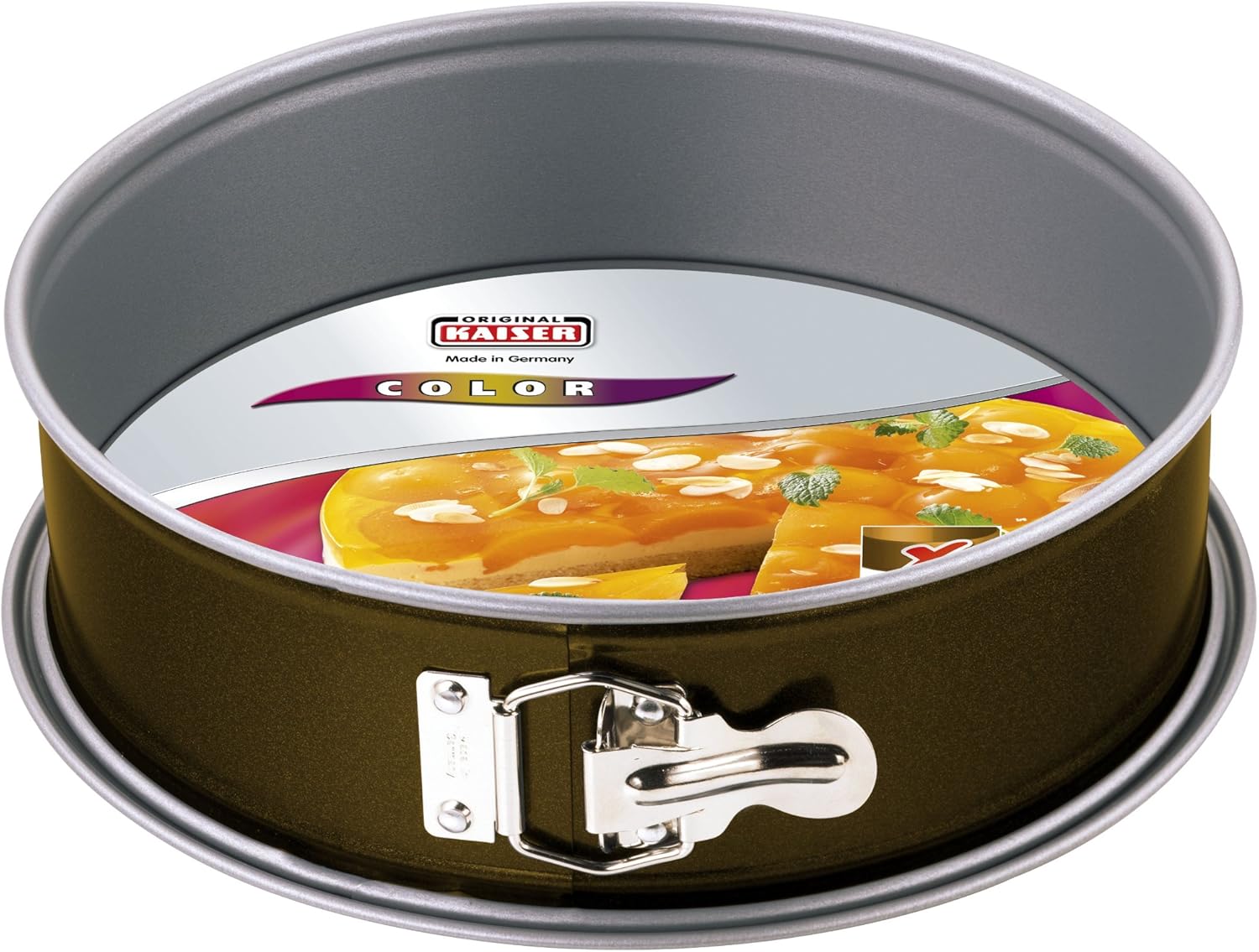 Amazon.com: Kaiser Bakeware Gold Springform Pan, 10-Inch: Springform ...