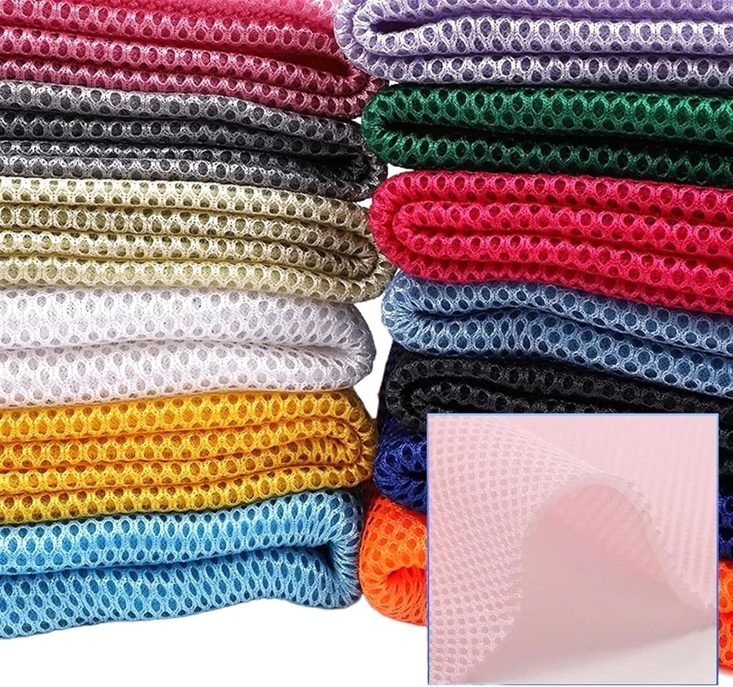 Speaker Grill Cloth Speaker Mesh, Breathable Color Handcraft DIY Upholstery Make Chair Speaker Dustproof Soundproof Net Cover Cloth(Rose RED)