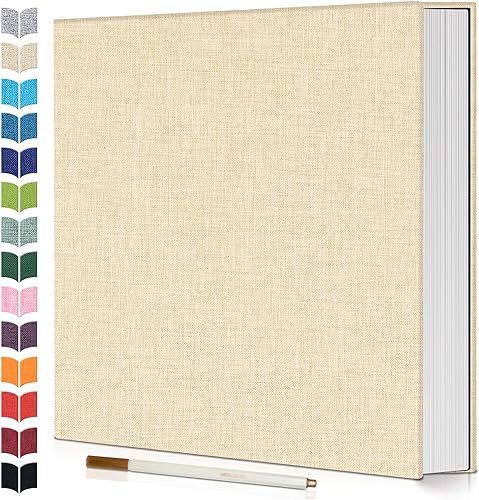 Artfeel Álbum de fotos autoadhesivo, libro de fotos grande para fotos de 4 x 6, 5 x 7, 8 x 10, álbum de bricolaje para bebé, boda, familia, viajes,