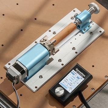 Genmitsu 4th Axis Rotary Module Kit and Offline Control Module for 4040-PRO CNC Router Machine