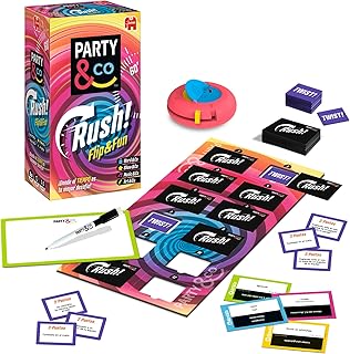 Comprar PARTY & CO. Rush - Juego de Mesa multiprueba, Divertido y por Equipos, Juego para Fiestas, Recomendado a Partir de 14 años