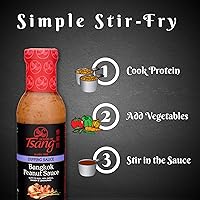 Vista 6 de HOUSE OF TSANG Salsa de maní Bangkok, 11.5 onzas