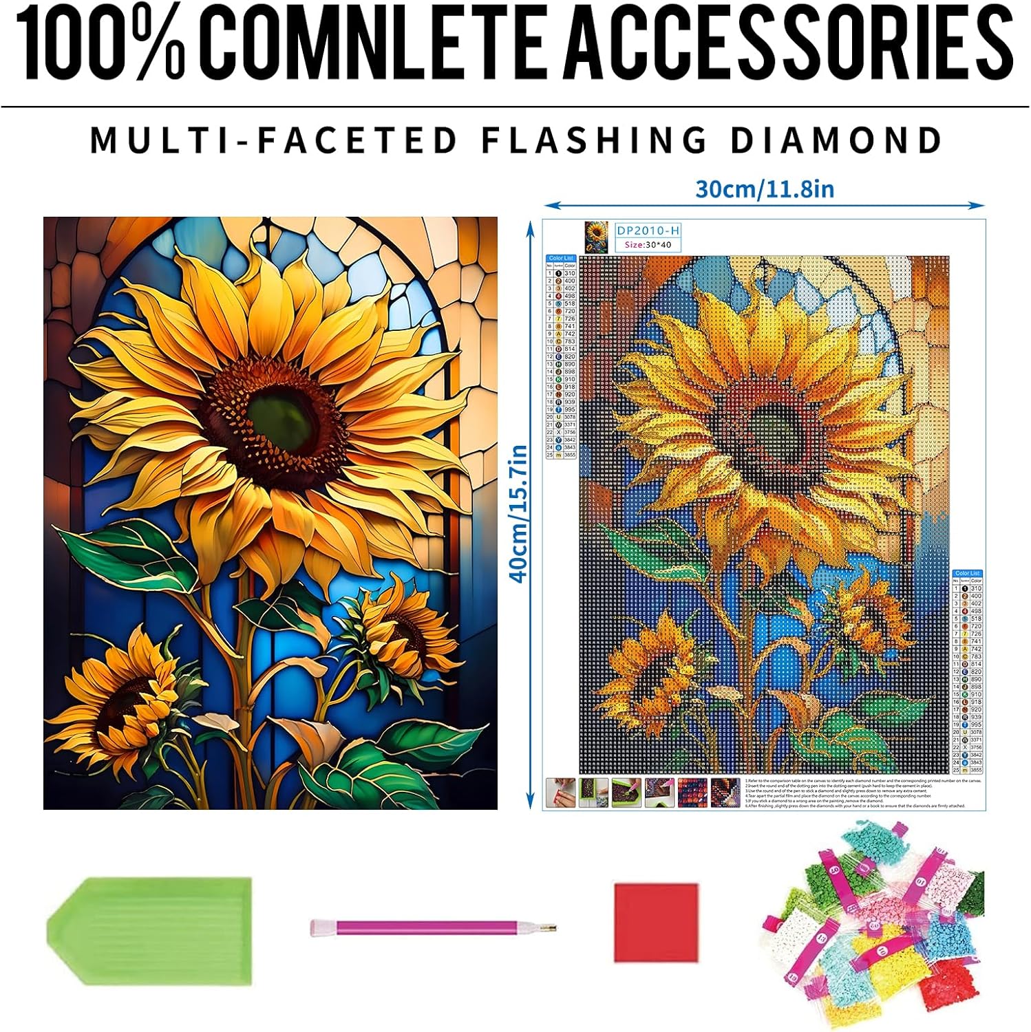12 Pack Diamond Painting Kits for Adults, 5D Adult Bulk Diamond Art Kits for Beginners, Flowers Diamond Painting Sets Packs DIY Full Drill Paint with Diamond, Home Wall Decor 12 x 16 Inch TYPE1