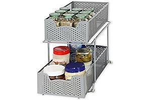 Simple Houseware Mesh Desk Organizer with Sliding Drawer
