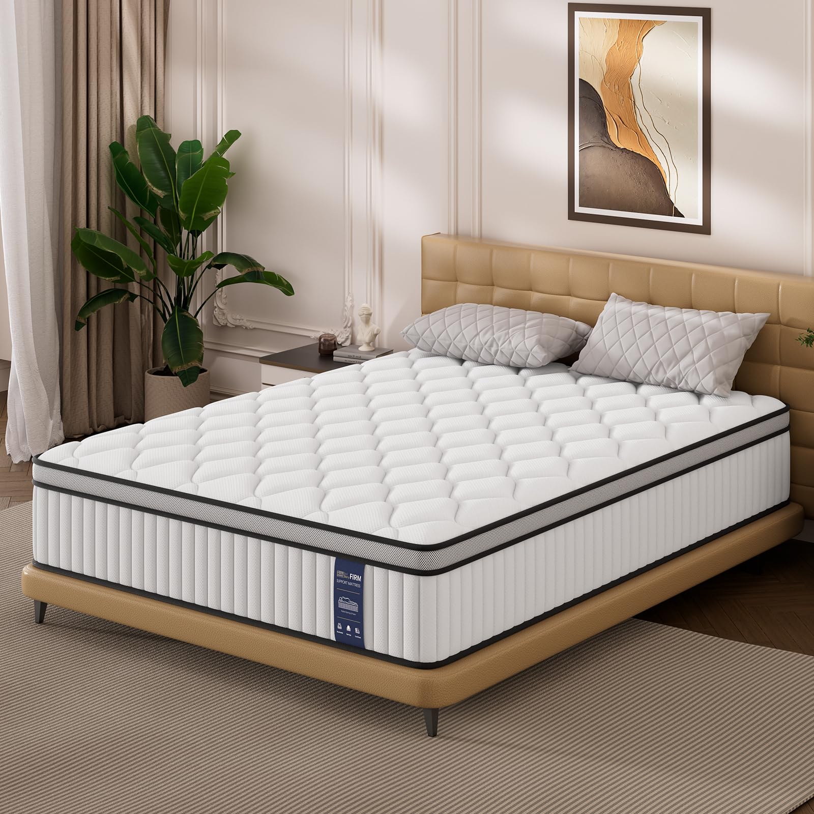 BedStory Mattress 90 x 200 cm, Spring Mattress H3 Height 20 cm Pocket Spring Mattress Medium Firm Orthopaedic, Oeko-Tex Certified, Mattress for Adults