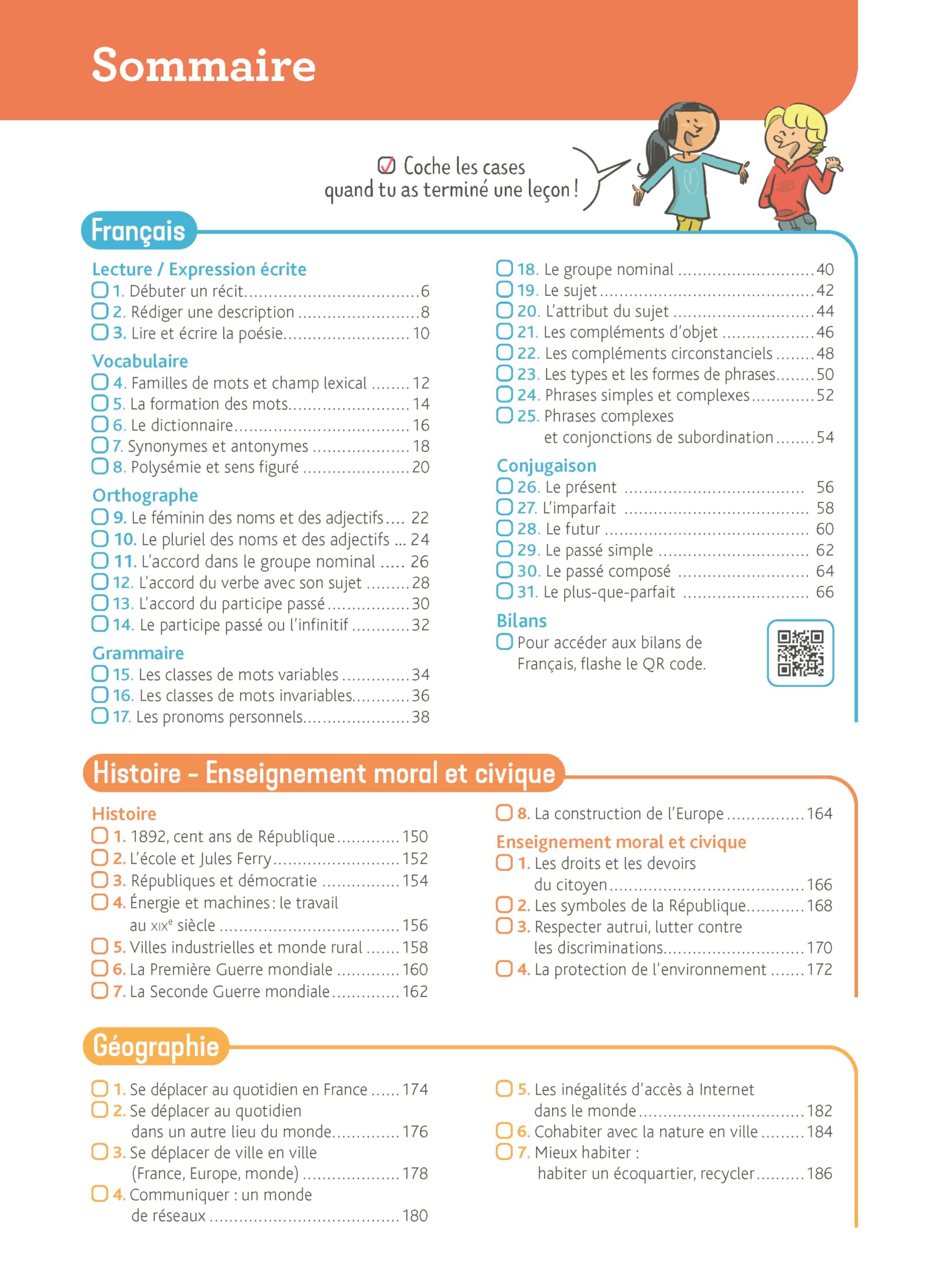 Je comprends tout CM2 - Tout en un : cours & exercices, corrigés + ardoise effaçable, préparation entrée en 6e (10-11 ans) - Programme officiel