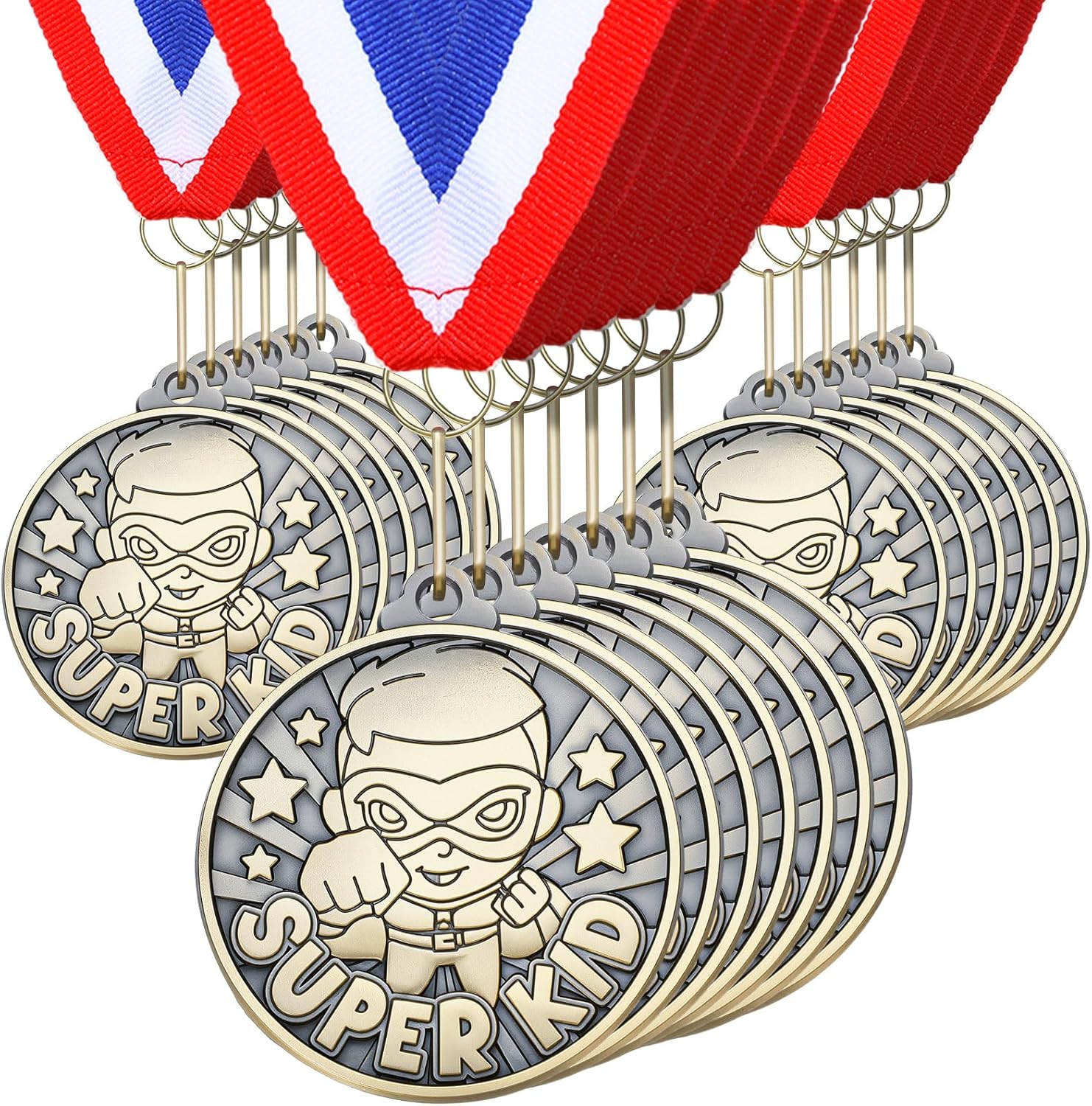 Quelay 30 Pcs 2'' Gold Medals for Awards,Winner Encourage Team Participation for Adults Trophy Award Prize Gift Competitions Graduation Party