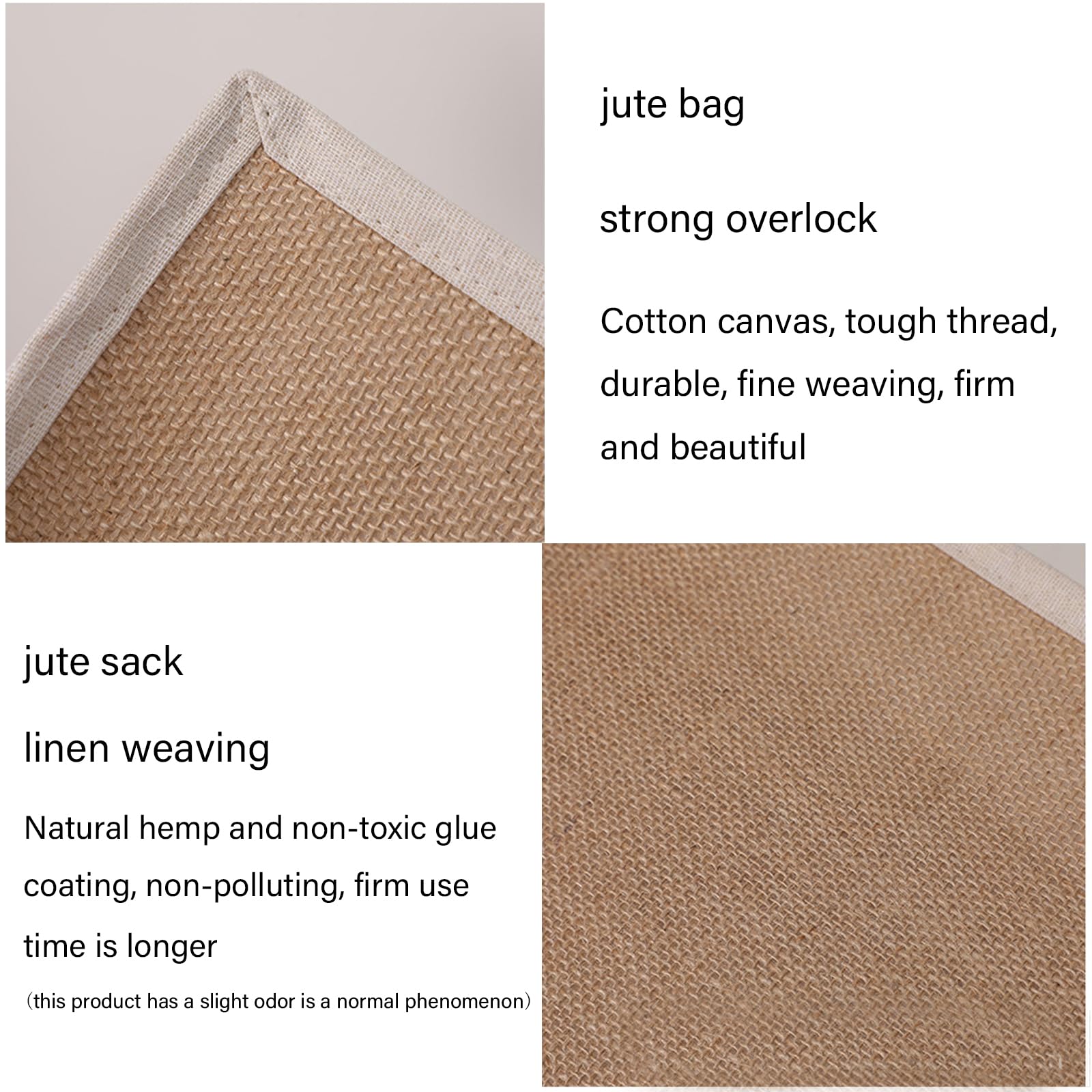 MEIANJU Bolsa de yute de playa con asas, 12 unidades, bolsa de yute para regalo, 12.5 x 8.6 x 5.8 pulgadas, bolsa de yute para boda