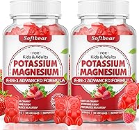 Vista 9 de softbear Sugar Free Potassium Magnesium Gummies for Adults Kids, High Absorption Potassium Supplement Gummies Supports Leg Cramps & Muscle & Immune
